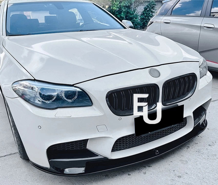 FOR BMW M5 F10 F11 FRONT SPLITTER SPOILER LIP WING GLOSS BLACK BODY KIT 2010-16