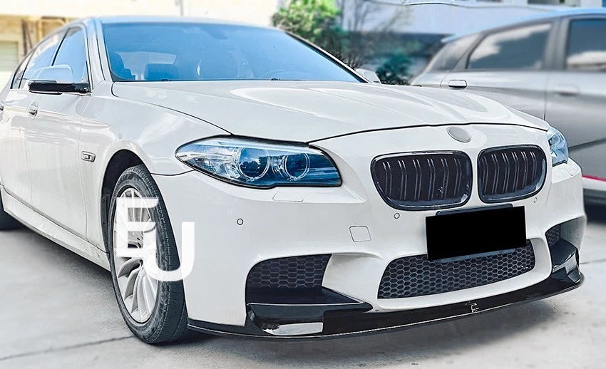 FOR BMW M5 F10 F11 FRONT SPLITTER SPOILER LIP WING GLOSS BLACK BODY KIT 2010-16