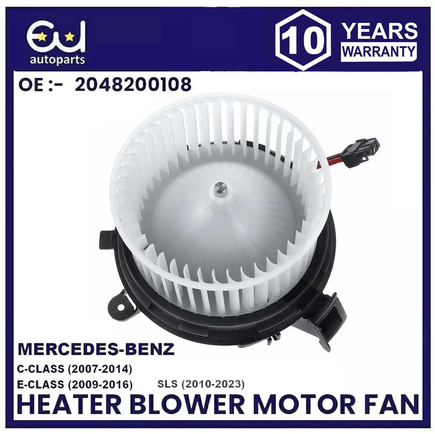 HEATER BLOWER MOTOR FAN FOR MERCEDES C-CLASS W204 S204 E-CLASS W212 C207 SLS 197