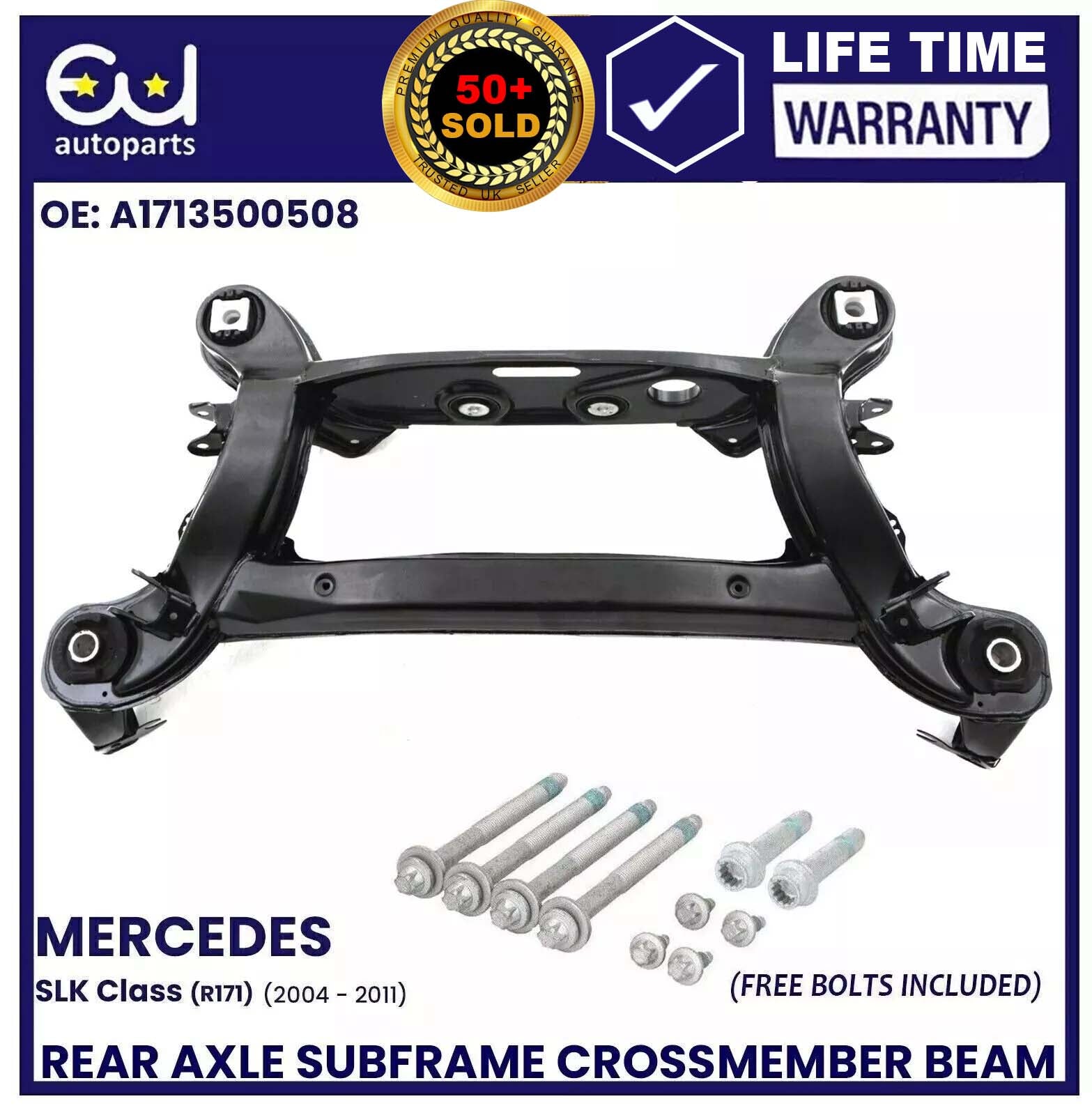 NEW REAR SUBFRAME CROSSMEMBER AXLE FOR MERCEDES SLK R171 2004-2011 A1713500508