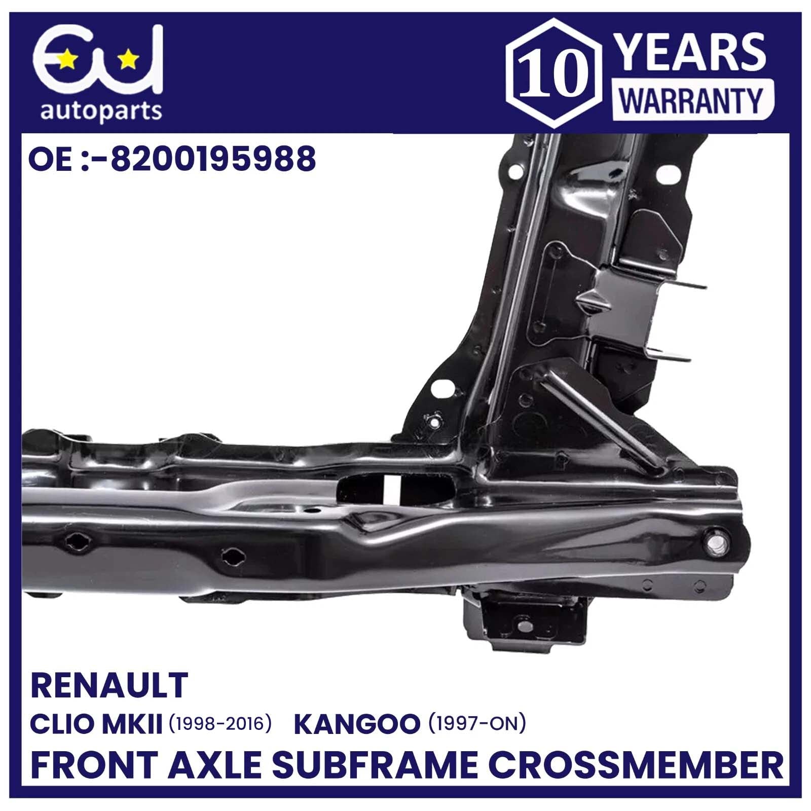FRONT AXLE SUBFRAME CROSSMEMBER FOR RENAULT CLIO MK2 1998-2016 KANGOO 1997-ON
