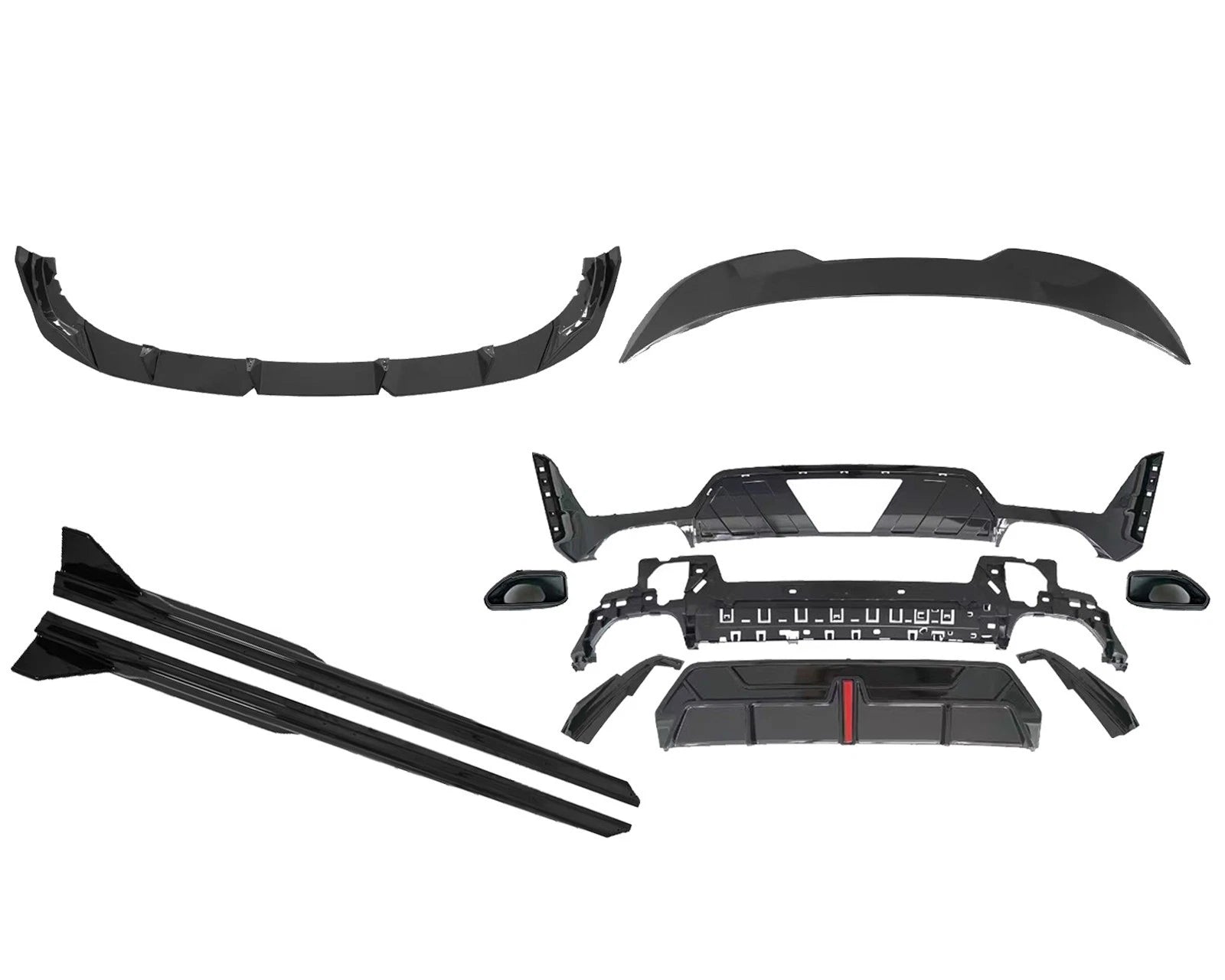 FOR BMW 3 SERIES G20 LCI M SPORT BODYKIT BODY KIT FRONT SPLITTER DIFFUSER 2022+
