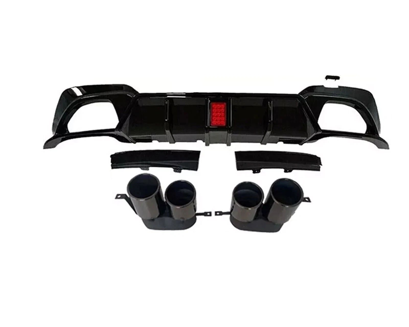 FOR BMW 3 SERIES G20 BODY KIT BODYKIT FRONT SPLITTER LIP REAR LED DIFFUSER SKIRT