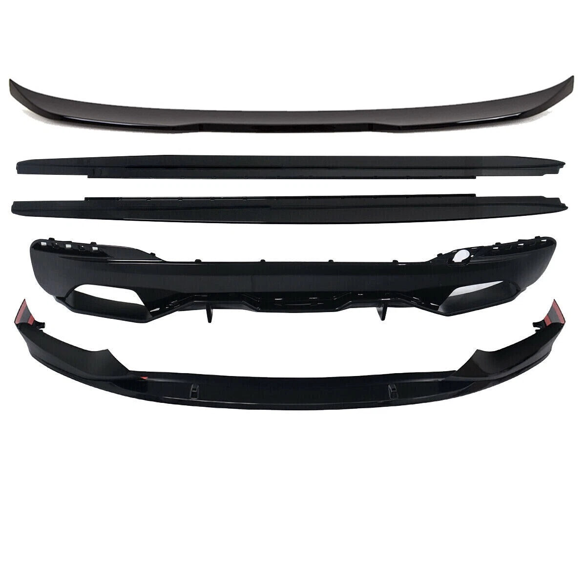 BODYKIT BODY KIT FOR BMW 5 SERIES G30 FRONT SPLITTER REAR DIFFUSER GRILLE MIRROR