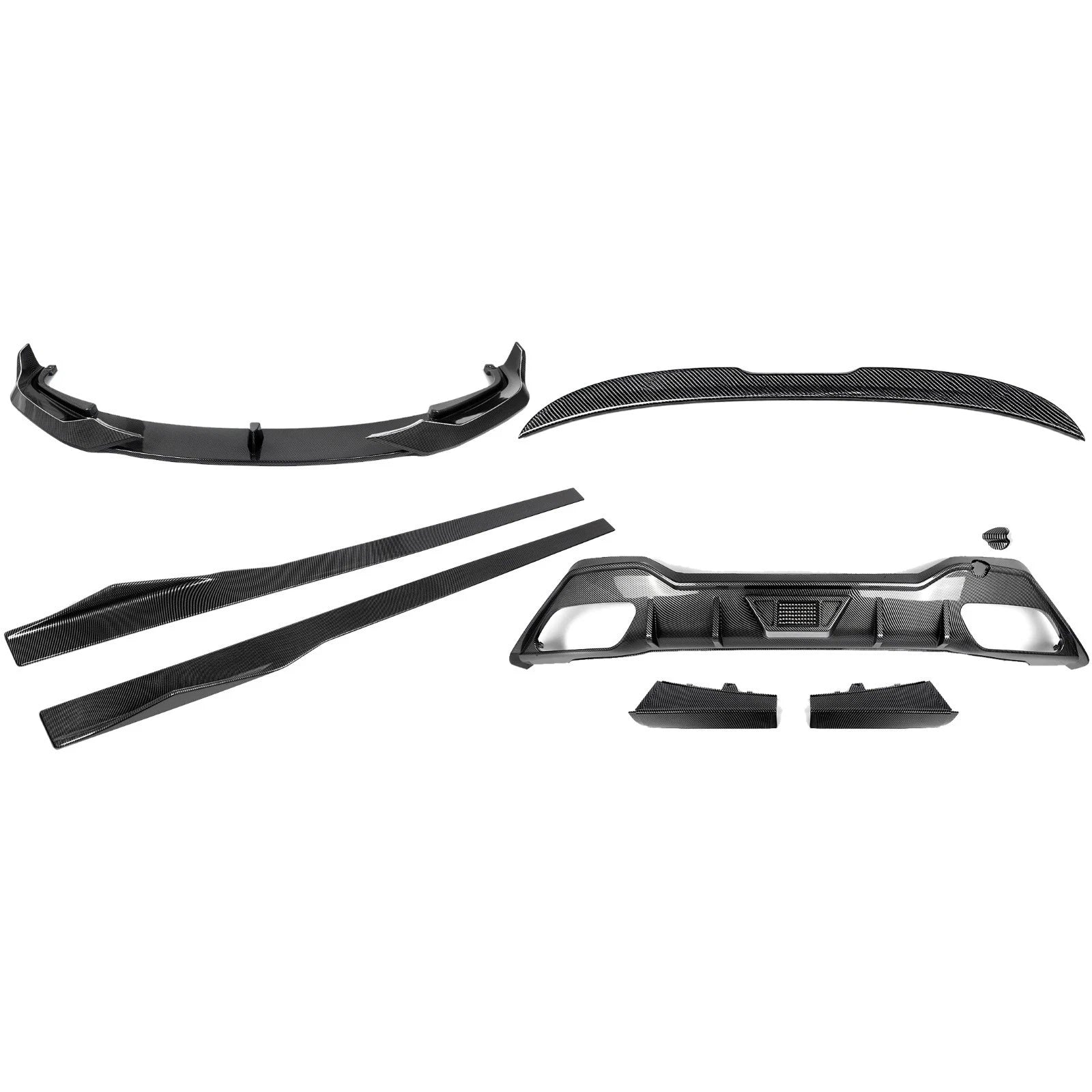 FOR BMW 8 SERIES G14 G15 BODYKIT BODY KIT FRONT SPLITTER LIP REAR DIFFUSER SKIRT
