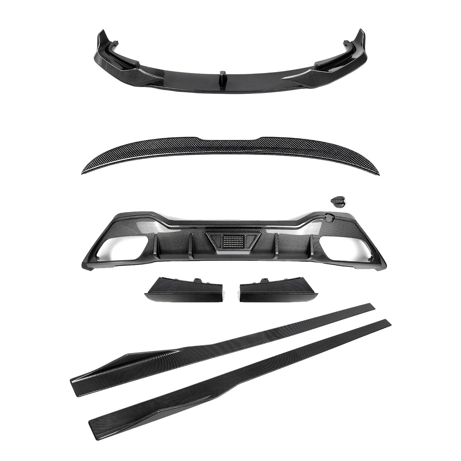 FOR BMW 8 SERIES G14 G15 BODYKIT BODY KIT FRONT SPLITTER LIP REAR DIFFUSER SKIRT