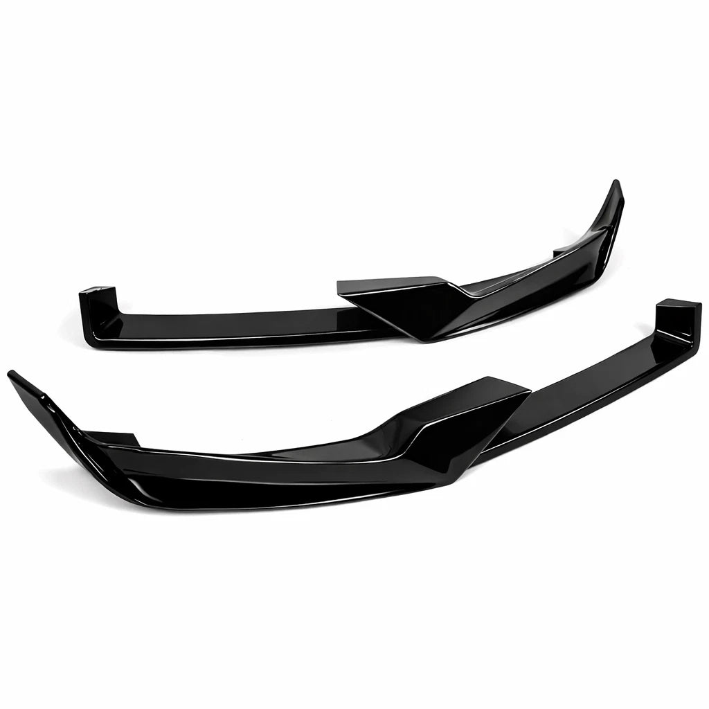 FOR BMW X5 G05 LCI GLOSS BLACK FRONT SPLITTER SPOILER LIP BODY KIT M SPORT 2023+