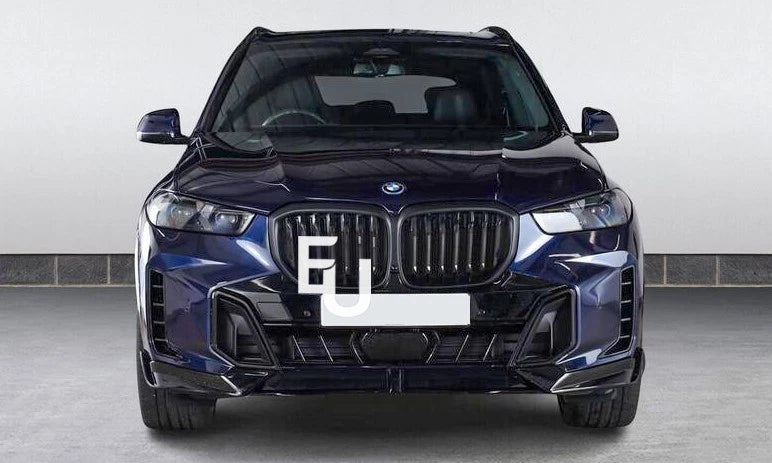 FOR BMW X5 G05 LCI GLOSS BLACK FRONT SPLITTER SPOILER LIP BODY KIT M SPORT 2023+