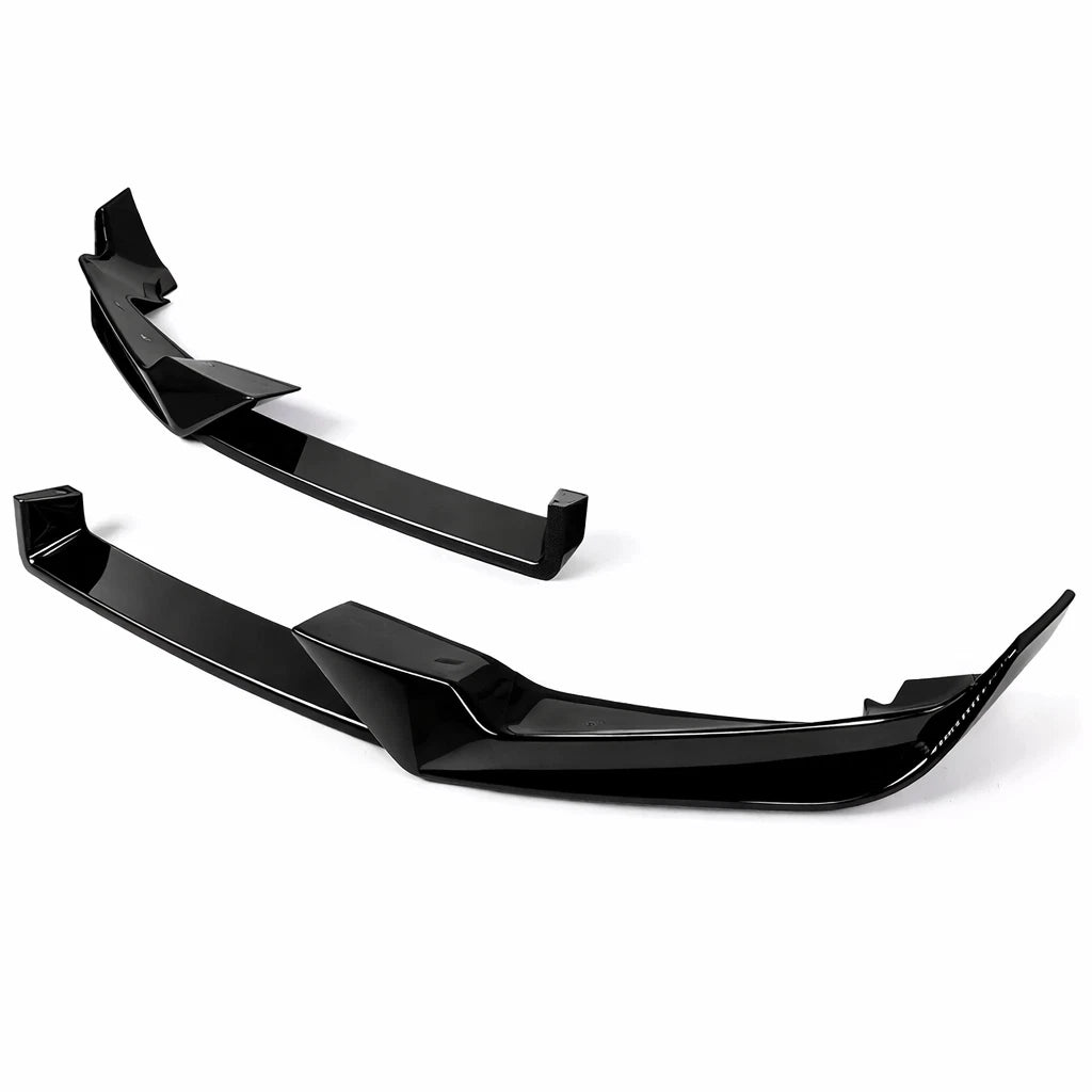 FOR BMW X5 G05 LCI GLOSS BLACK FRONT SPLITTER SPOILER LIP BODY KIT M SPORT 2023+