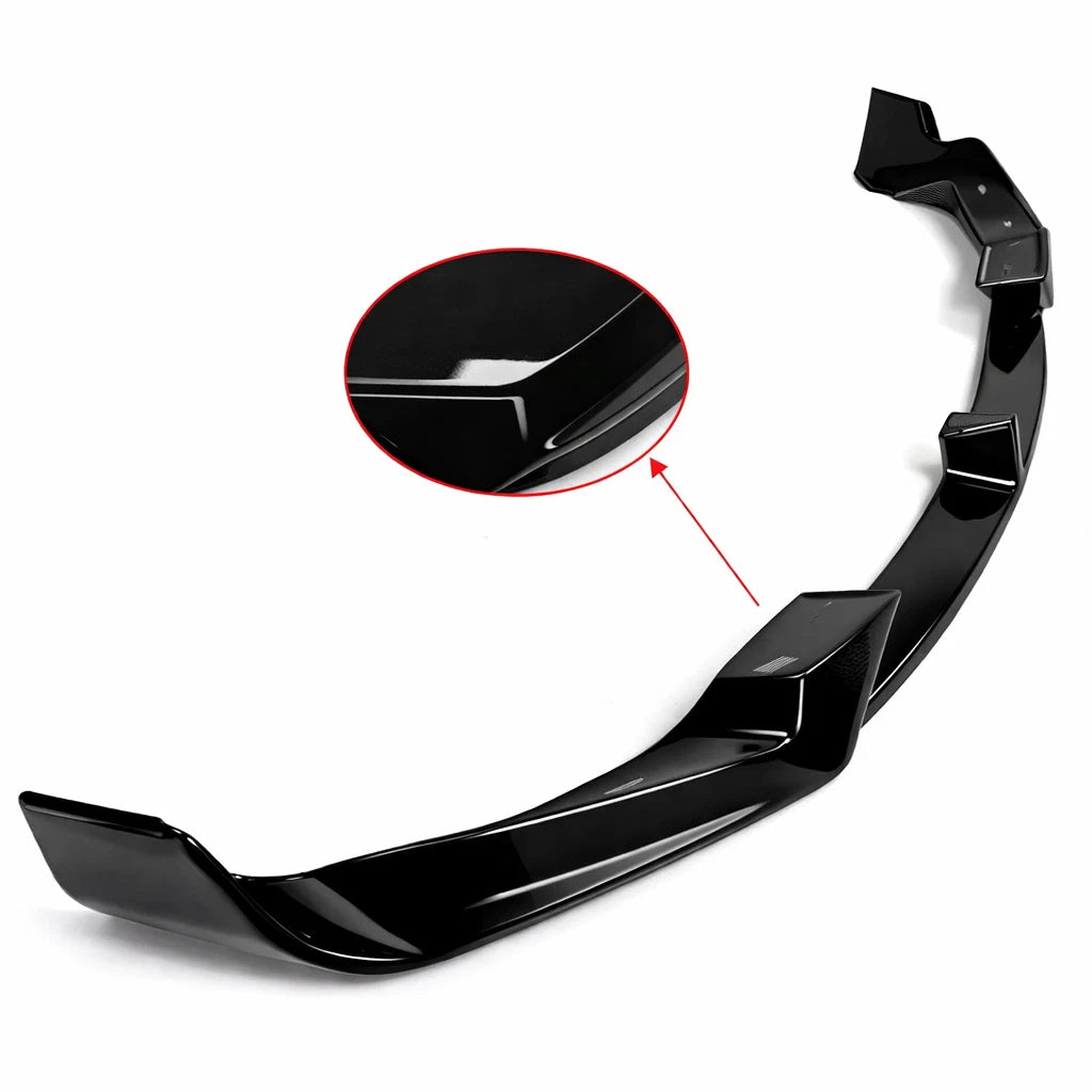 FOR BMW X5 G05 LCI GLOSS BLACK FRONT SPLITTER SPOILER LIP BODY KIT M SPORT 2023+