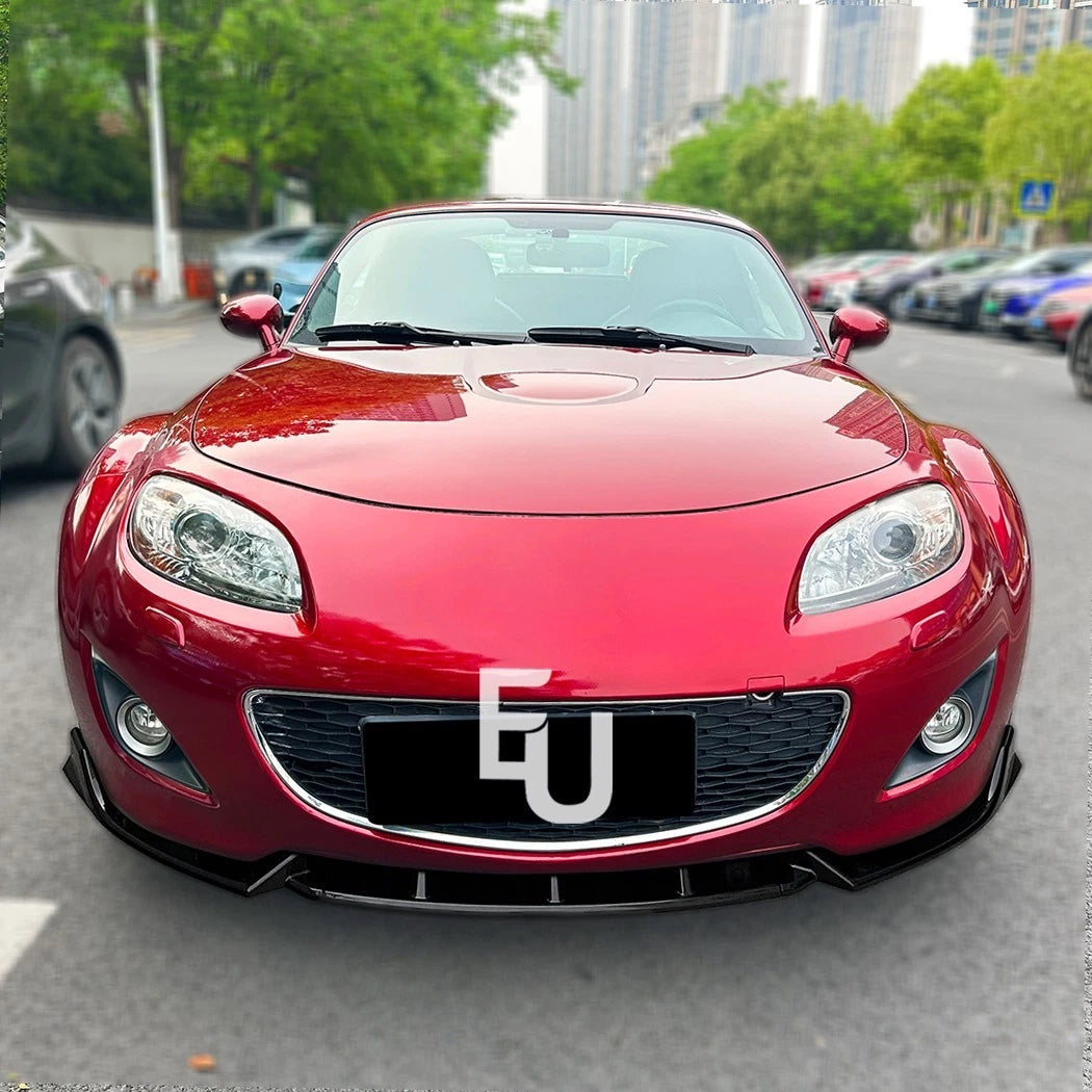 FRONT BUMPER LIP SPOILER SPLITTER BODY KIT FOR MAZDA MX5 MIATA NC2 MK3 2009-2015