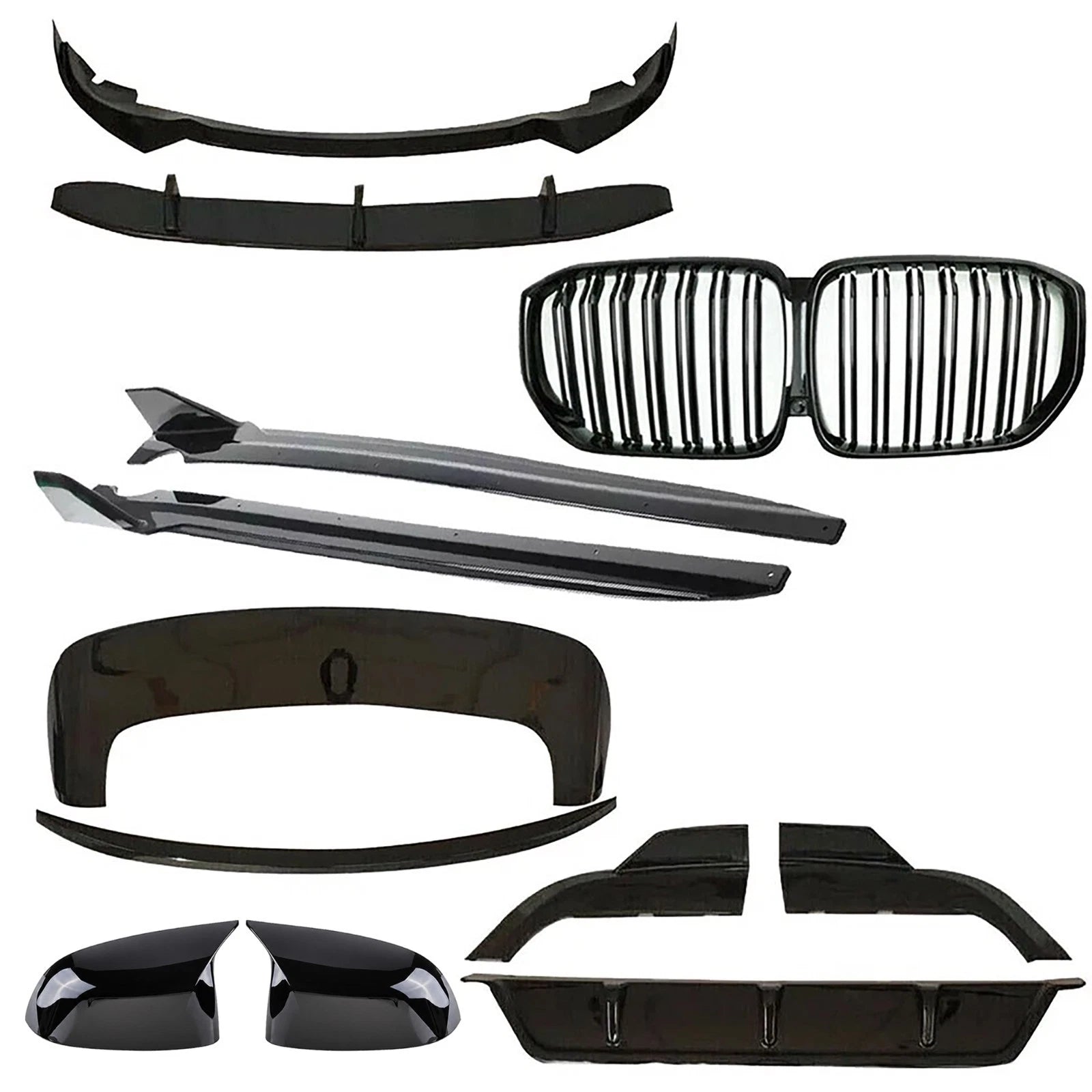 FOR BMW X5 G05 BODYKIT BODY KIT FRONT SPLITTER LIP REAR DIFFUSER SKIRTS GRILLE
