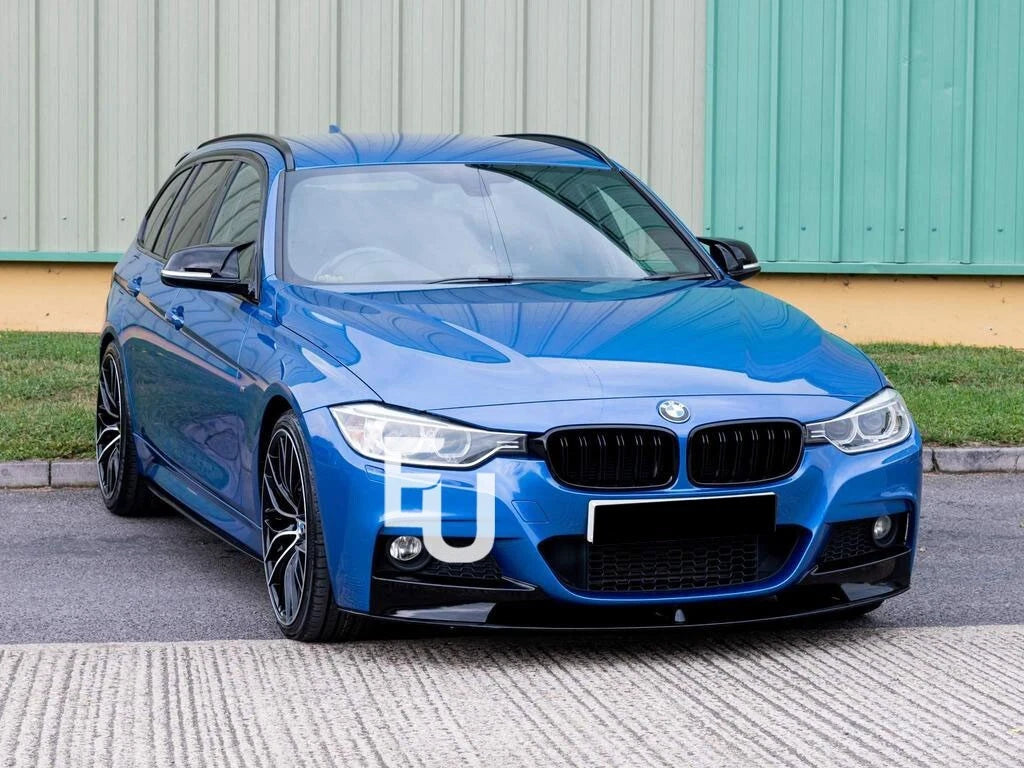 FOR BMW 3 SERIES F30 F31 M SPORT FRONT BUMPER SPLITTER LIP GLOSS BLACK 2012-2018
