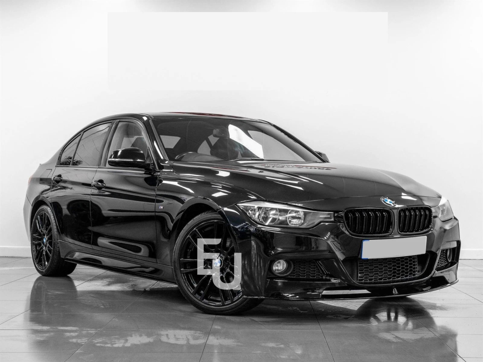 FOR BMW 3 SERIES F30 F31 M SPORT FRONT BUMPER SPLITTER LIP GLOSS BLACK 2012-2018