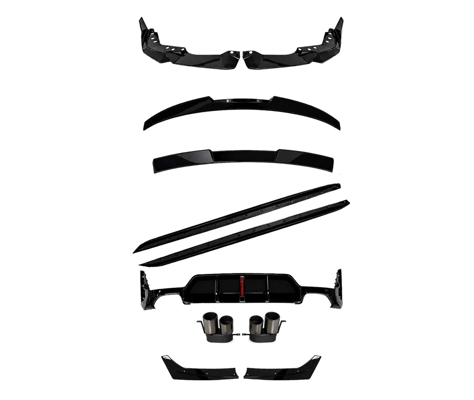 FOR BMW 3 SERIES G20 LCI BODYKIT BODY KIT FRONT SPLITTER REAR DIFFUSER PIPE 22+