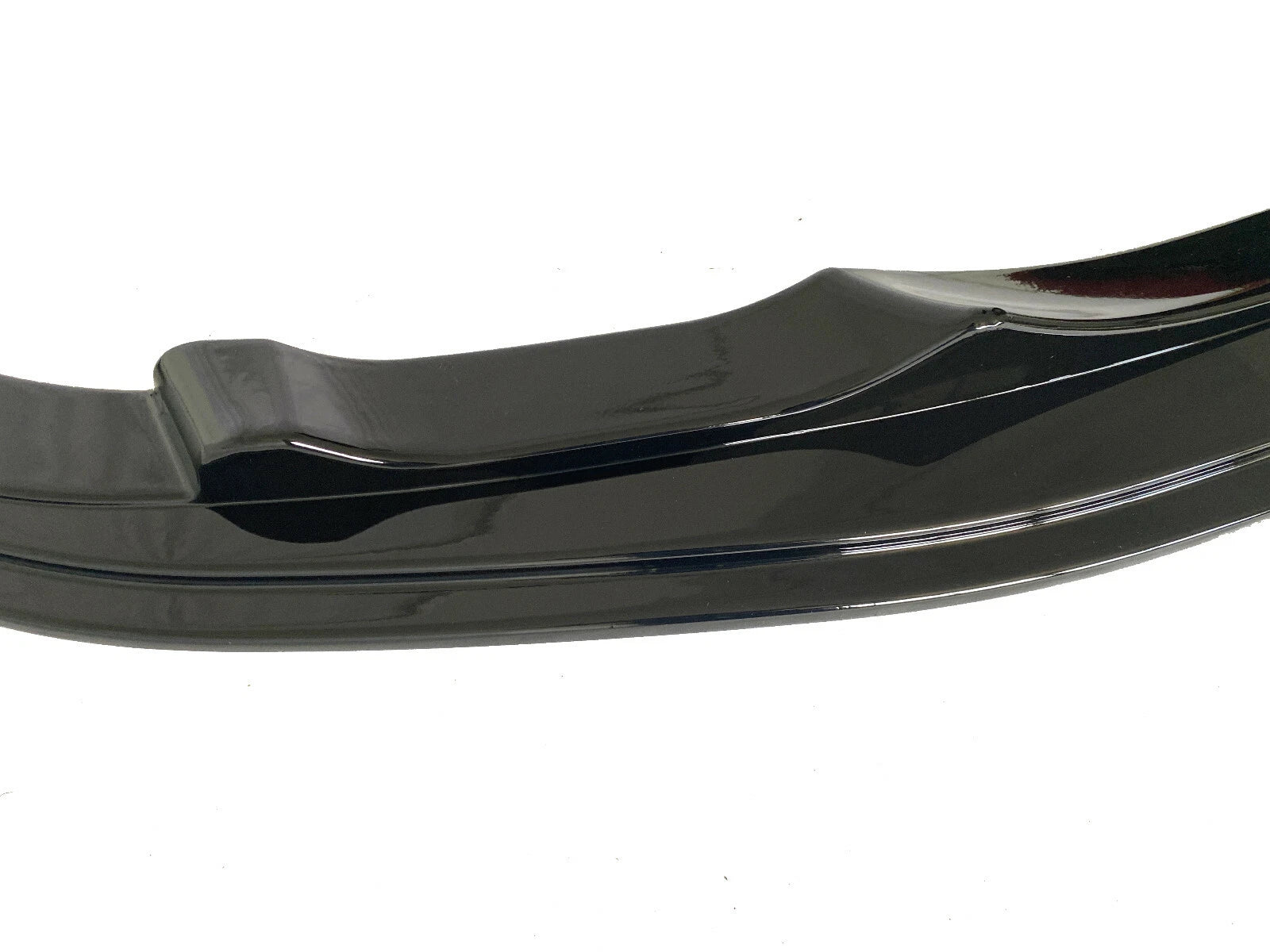 FOR BMW 3 SERIES E92 E93 M SPORT FRONT SPLITTER BUMPER LIP GLOSS BLACK LCI 09-12