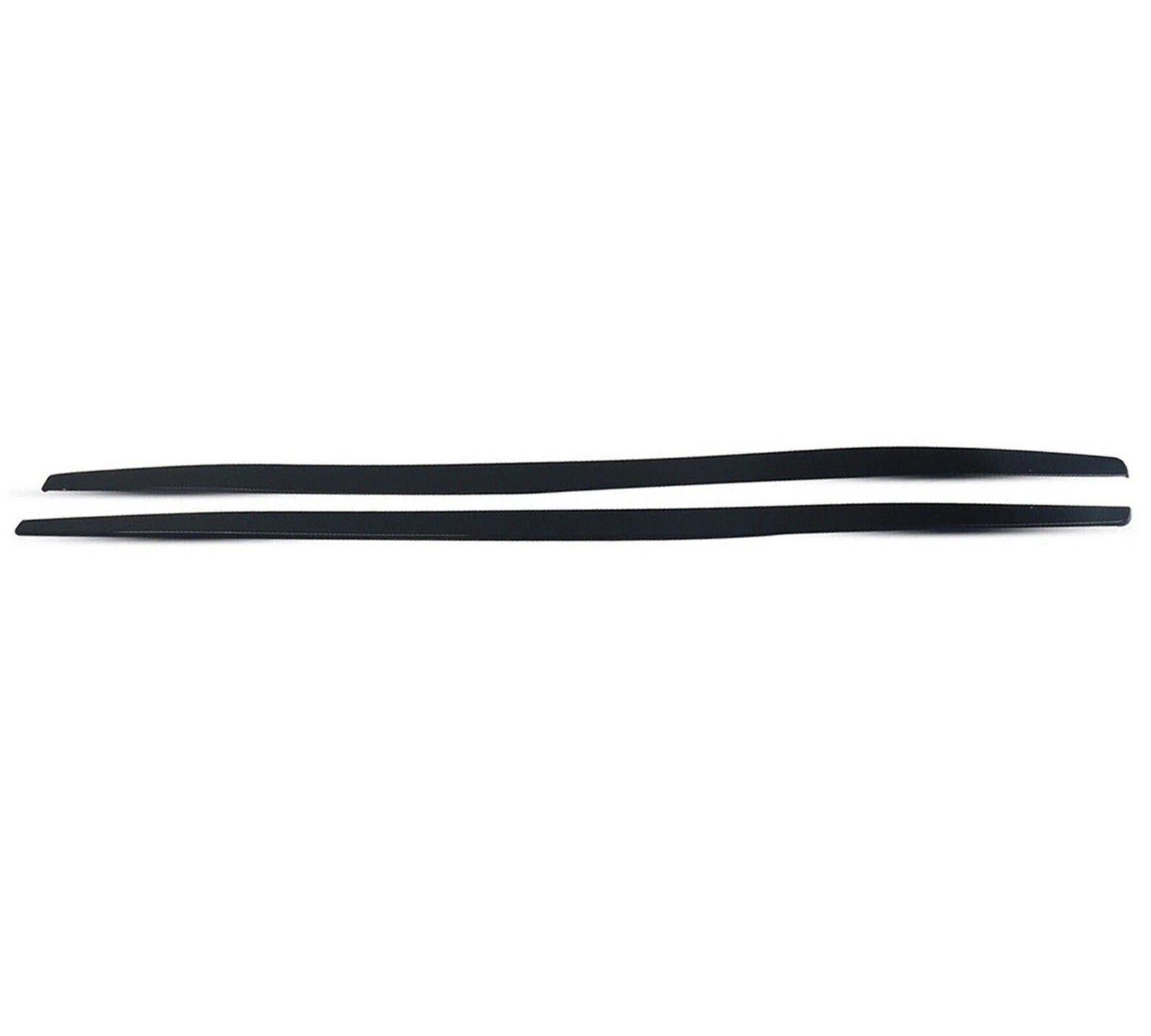 FOR BMW 1 SERIES E82 COUPE SIDE SKIRT EXTENSION LIP BLADES GLOSS BLACK 2007-2013