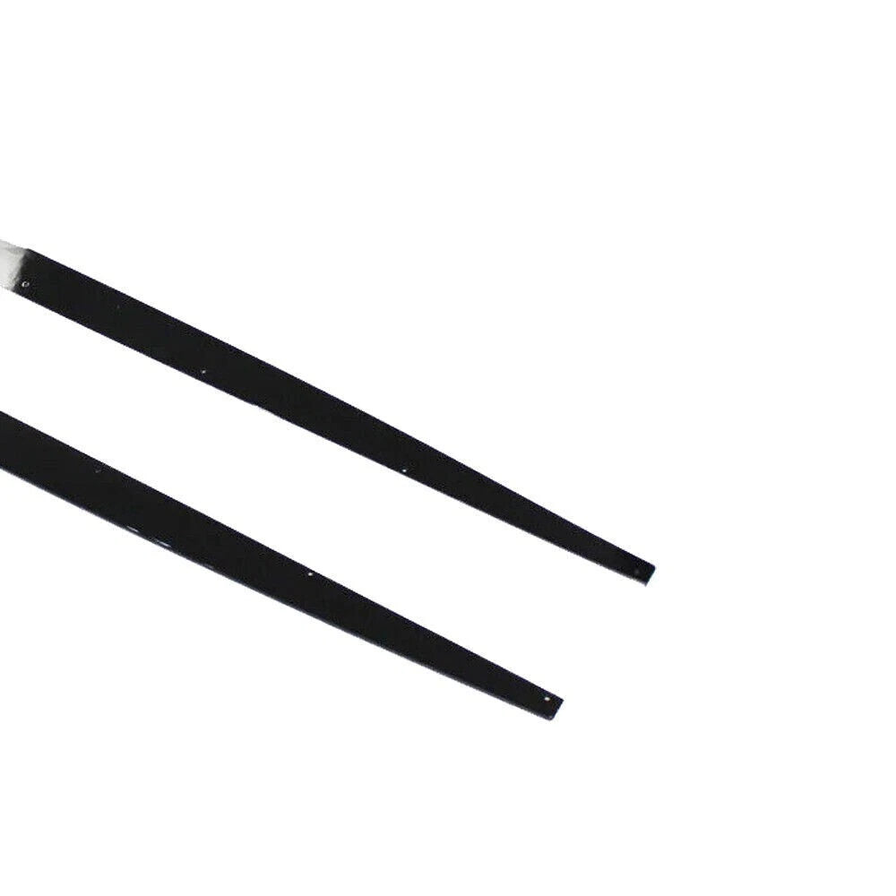 FOR BMW 1 SERIES E82 COUPE SIDE SKIRT EXTENSION LIP BLADES GLOSS BLACK 2007-2013