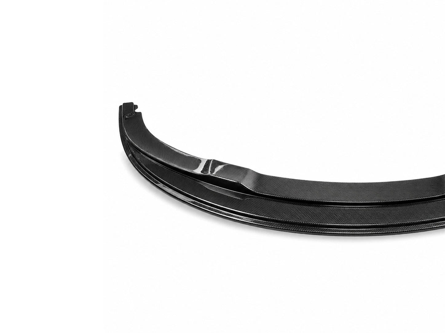 FOR BMW 3 SERIES E92 E93 M SPORT FRONT SPLITTER LIP CARBON LOOK PRE-LCI 06-09