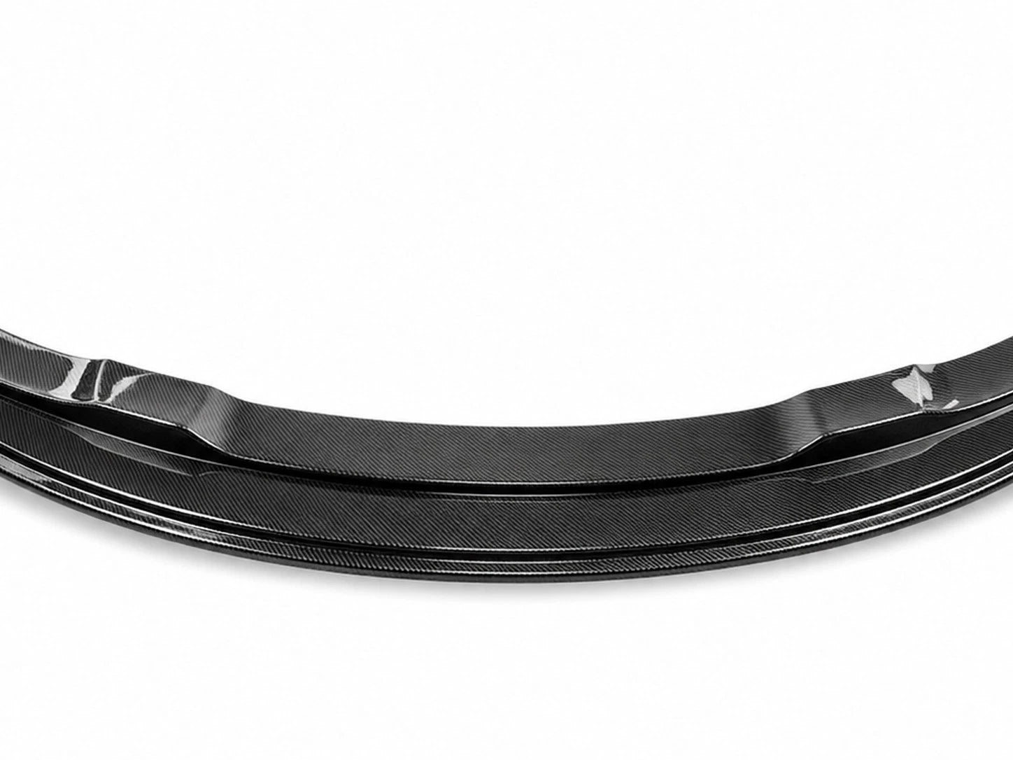 FOR BMW 3 SERIES E92 E93 M SPORT FRONT SPLITTER LIP CARBON LOOK PRE-LCI 06-09