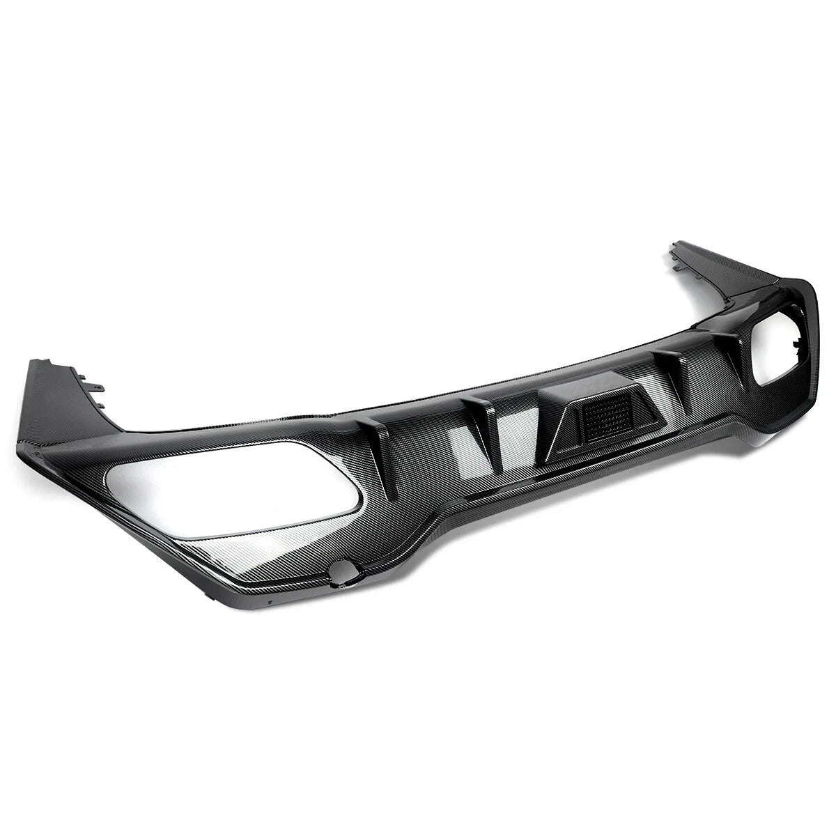REAR DIFFUSER CARBON LOOK WITH LED LIGHT FOR BMW 8 SERIES G16 GRAN COUPE 2019+