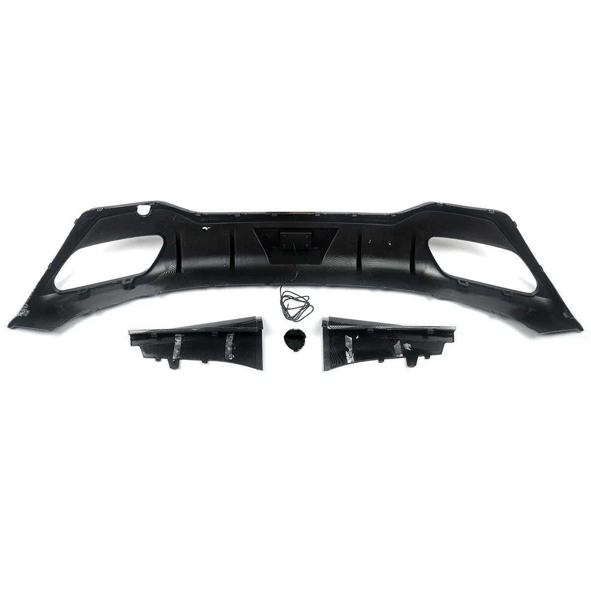 REAR DIFFUSER CARBON LOOK WITH LED LIGHT FOR BMW 8 SERIES G16 GRAN COUPE 2019+