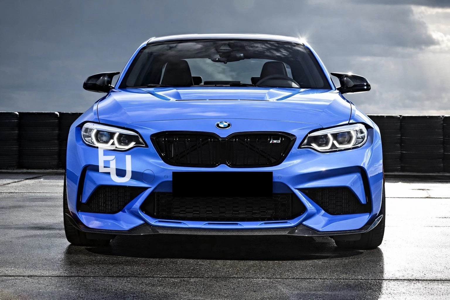 M2C STYLE FRONT FENDER FLARE WHEEL WINGS ARCH FOR BMW 2 SERIES F22 F23 2014-2021
