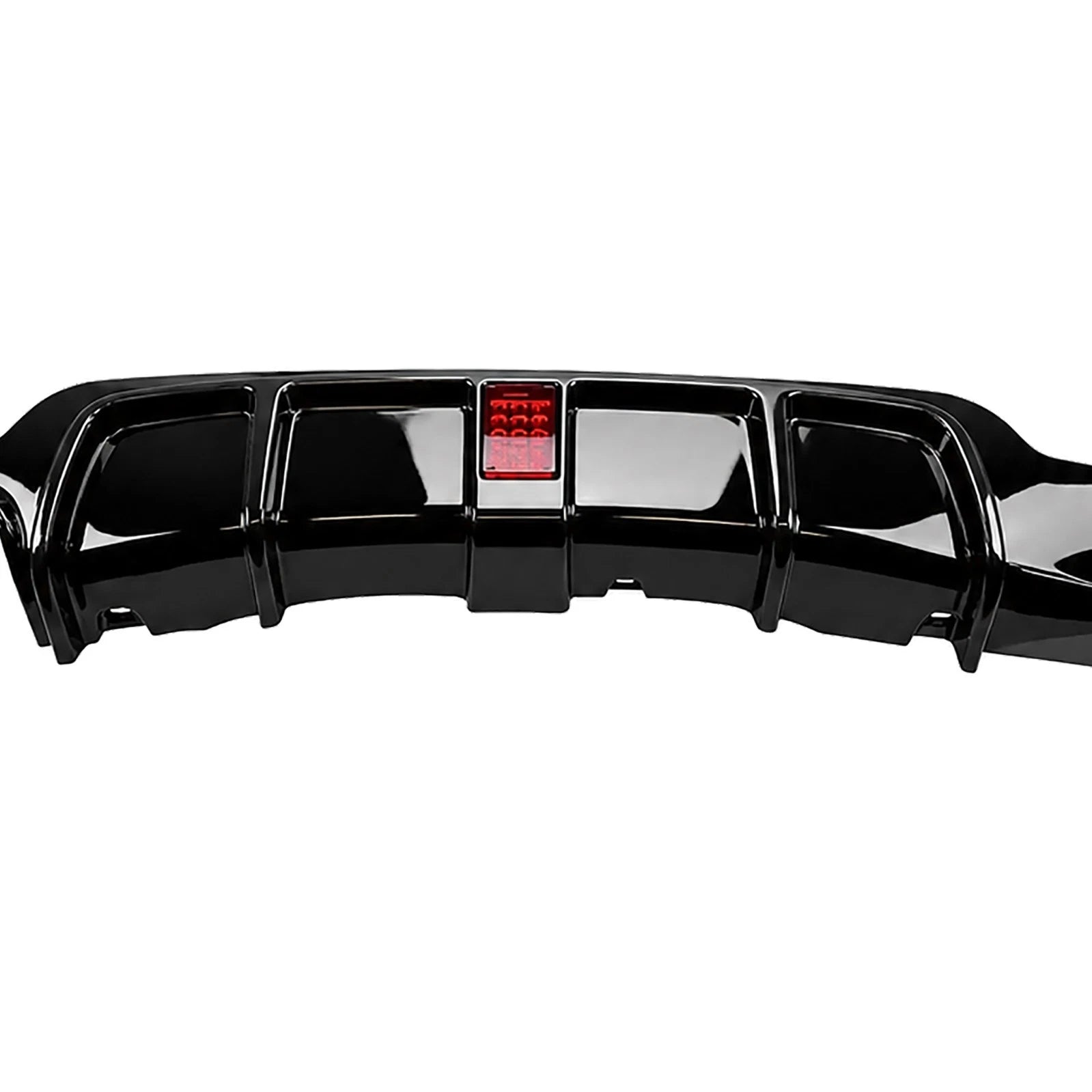 REAR DIFFUSER W/LED FOR BMW 4 SERIES F32 F33 F36 M SPORT GLOSS BLACK 2013-2020