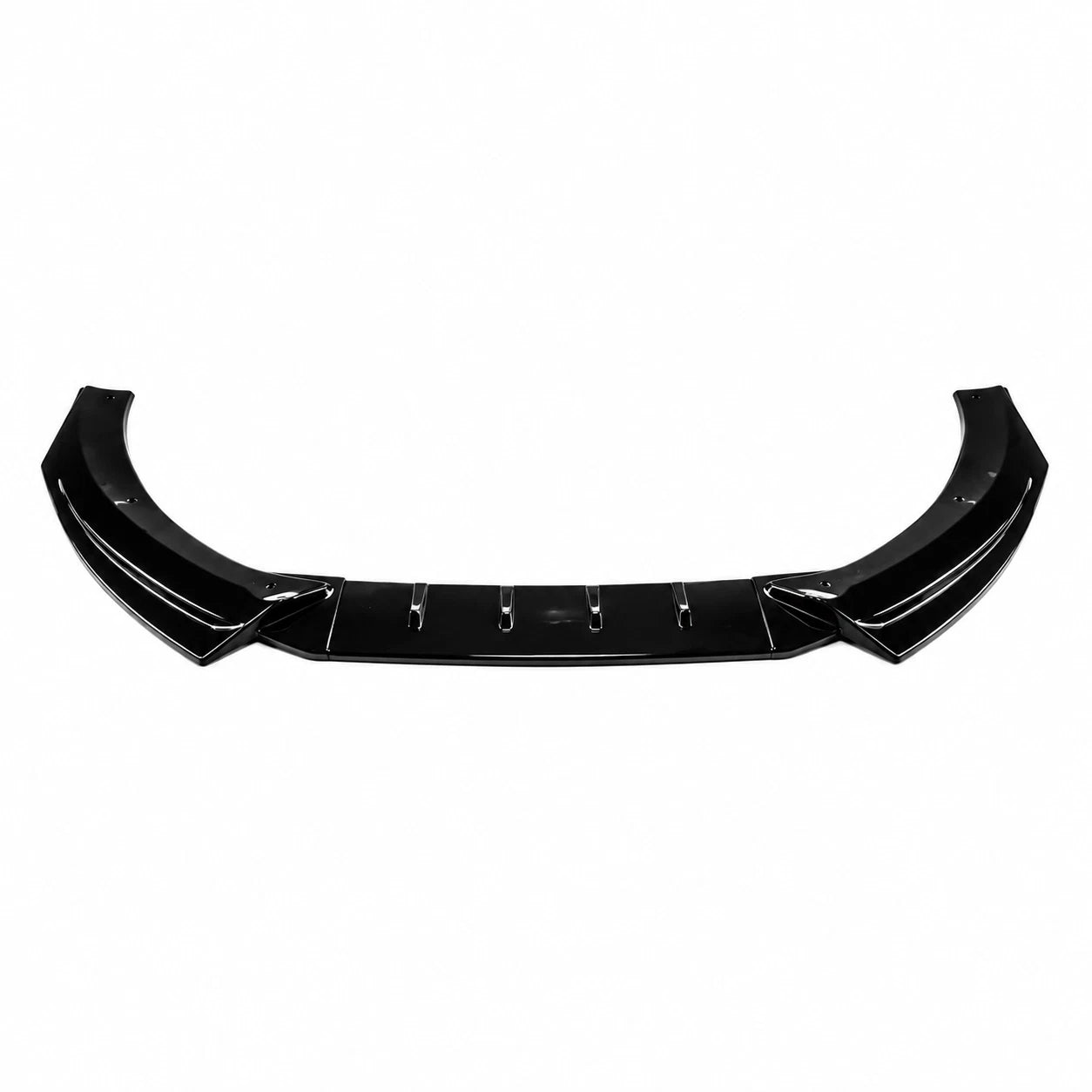 FOR AUDI A3 8P STANDARD FRONT BUMPER SPLITTER LIP SPOILER GLOSS BLACK 2008-2013