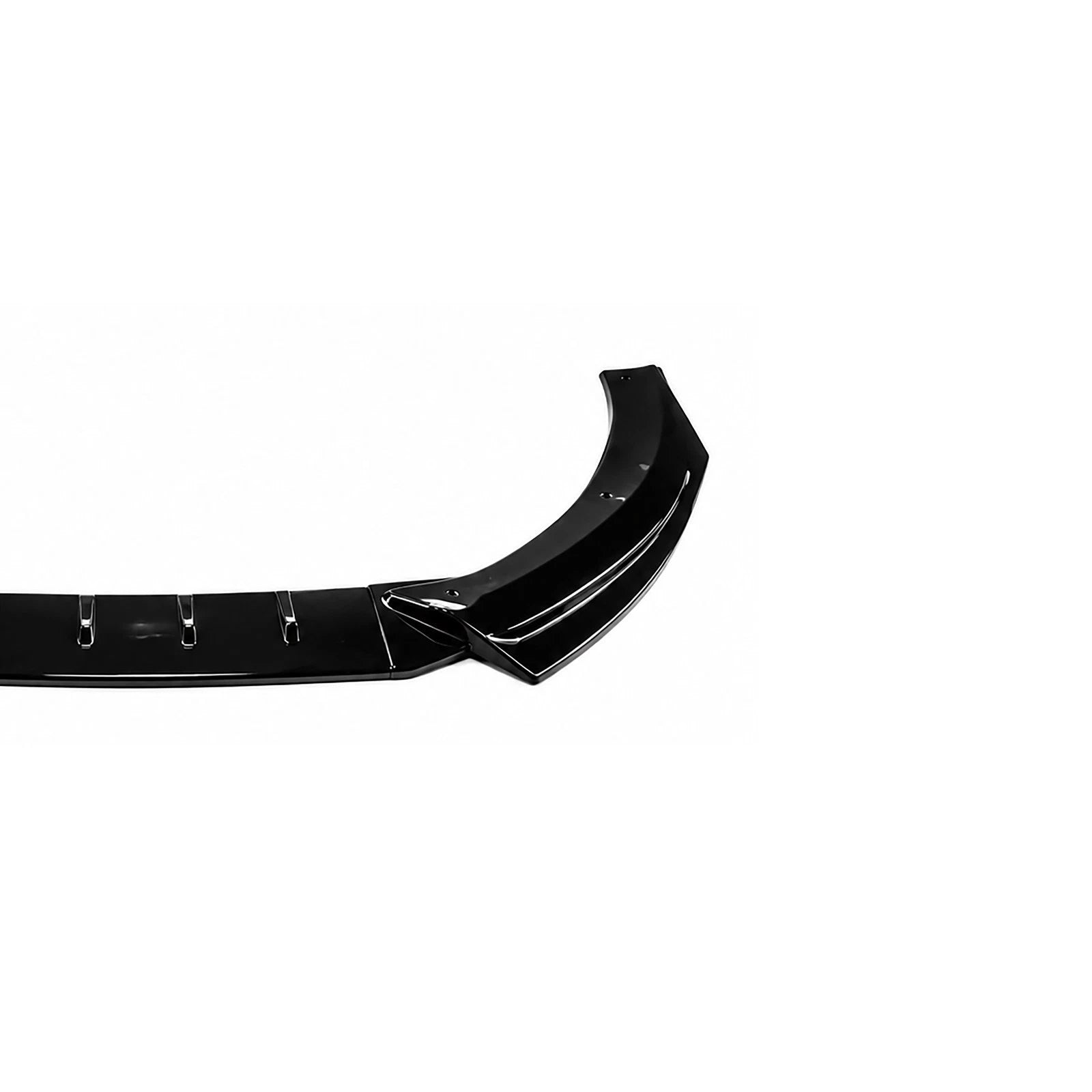 FOR AUDI A3 8P STANDARD FRONT BUMPER SPLITTER LIP SPOILER GLOSS BLACK 2008-2013