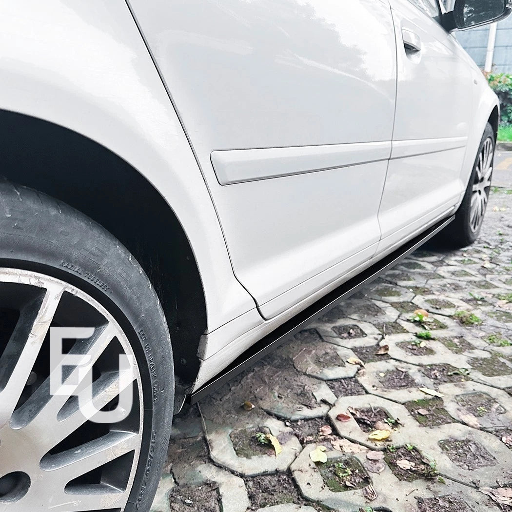 FOR AUDI A3 S3 S LINE 8P SIDE SKIRT SKIRTS EXTENSION LIP GLOSS BLACK 2004-2013