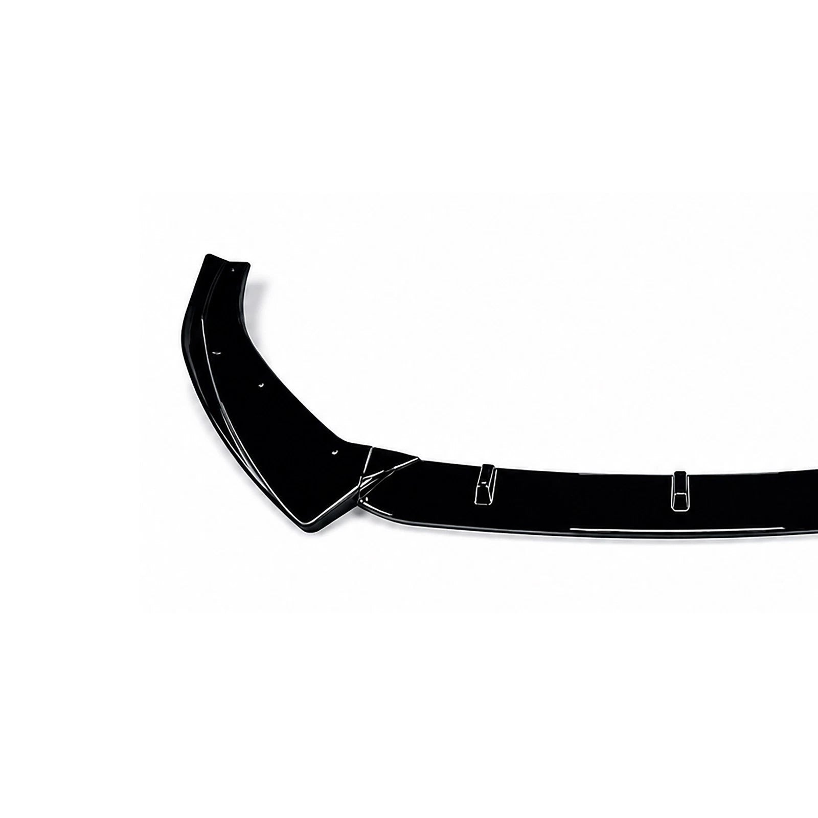 FOR AUDI A3 S3 S LINE 8V FRONT SPLITTER SPOILER LIP GLOSS BLACK BODY KIT 2017-20