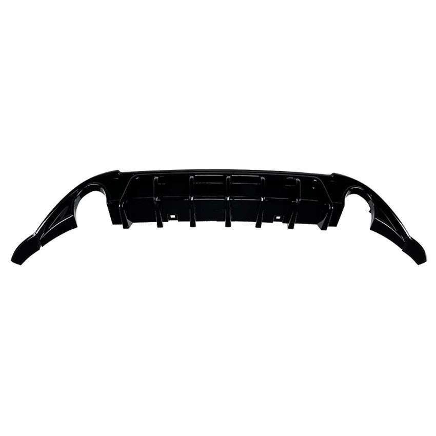 FOR VW GOLF MK7 SE STANDARD TDI TSI GLOSS BLACK REAR DIFFUSER SPLITTER LIP 13-16