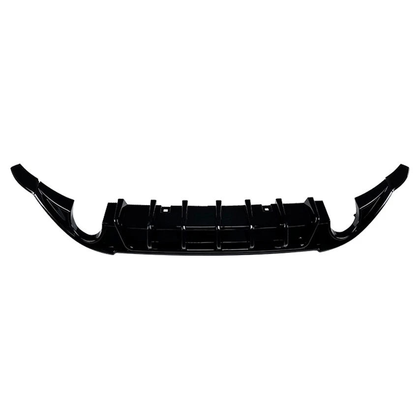 FOR VW GOLF MK7 SE STANDARD TDI TSI GLOSS BLACK REAR DIFFUSER SPLITTER LIP 13-16