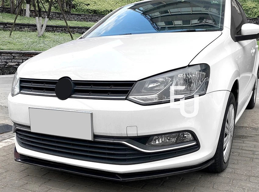 FOR VW VOLKSWAGEN POLO MK5 6R 6C GTI R FRONT SPLITTER SPOILER LIP BODY KIT 09-17