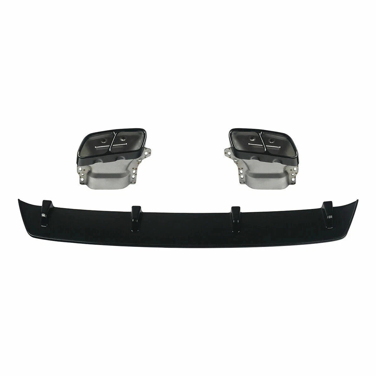 FOR MERCEDES A CLASS W176 A45 LOOK BODY KIT FRONT SPLITTER REAR DIFFUSER SPOILER