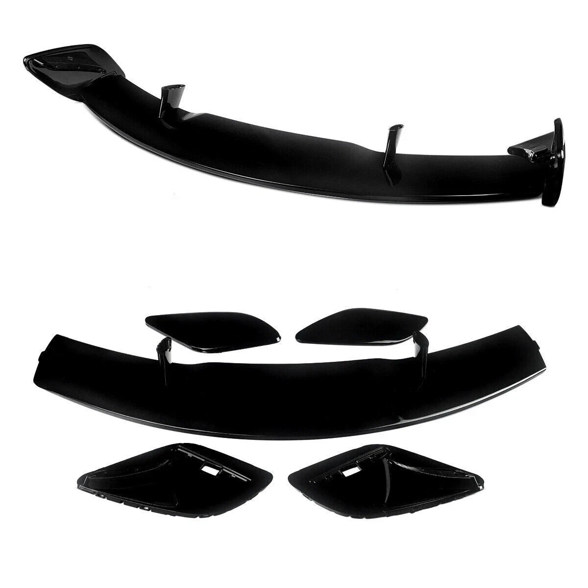 FOR MERCEDES A CLASS W176 A45 LOOK BODY KIT FRONT SPLITTER REAR DIFFUSER SPOILER