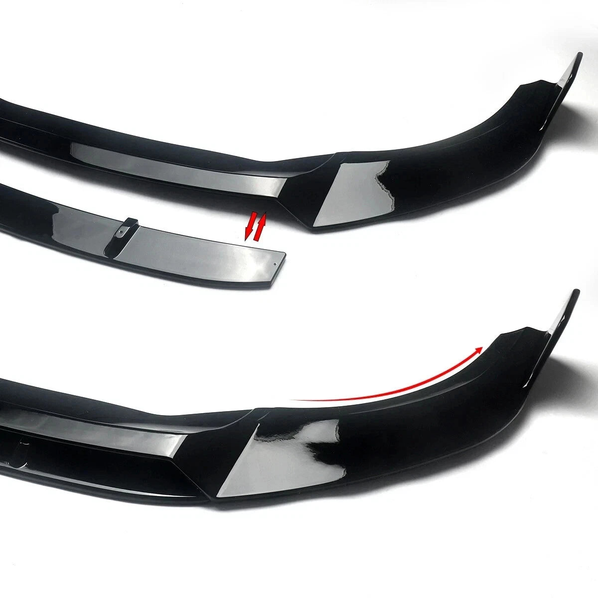 FOR MERCEDES A CLASS W176 A45 LOOK BODY KIT FRONT SPLITTER REAR DIFFUSER SPOILER