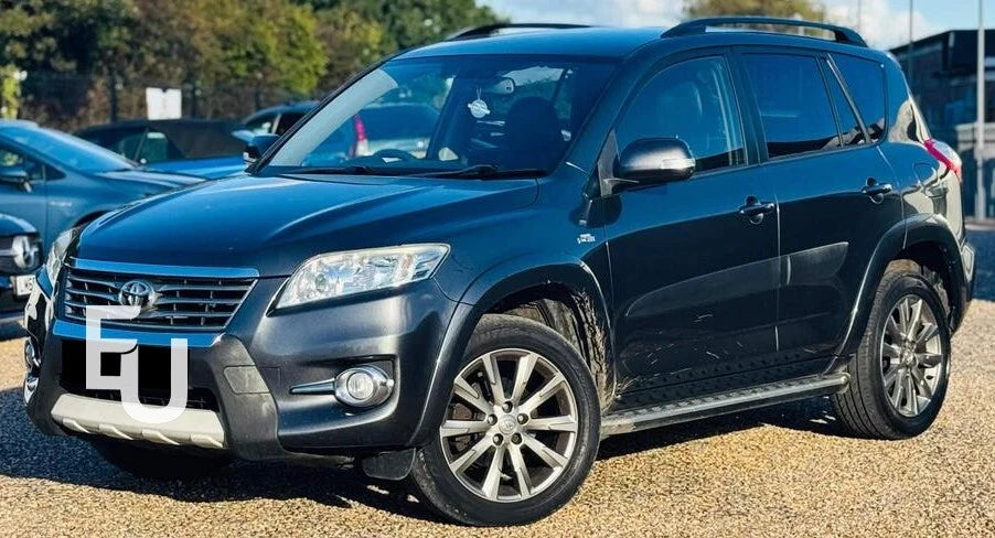 FOR TOYOTA RAV4 MK3 2006-2012 ALUMINIUM ROOF RAILS BARS RACKS BLACK COLOUR *NEW*