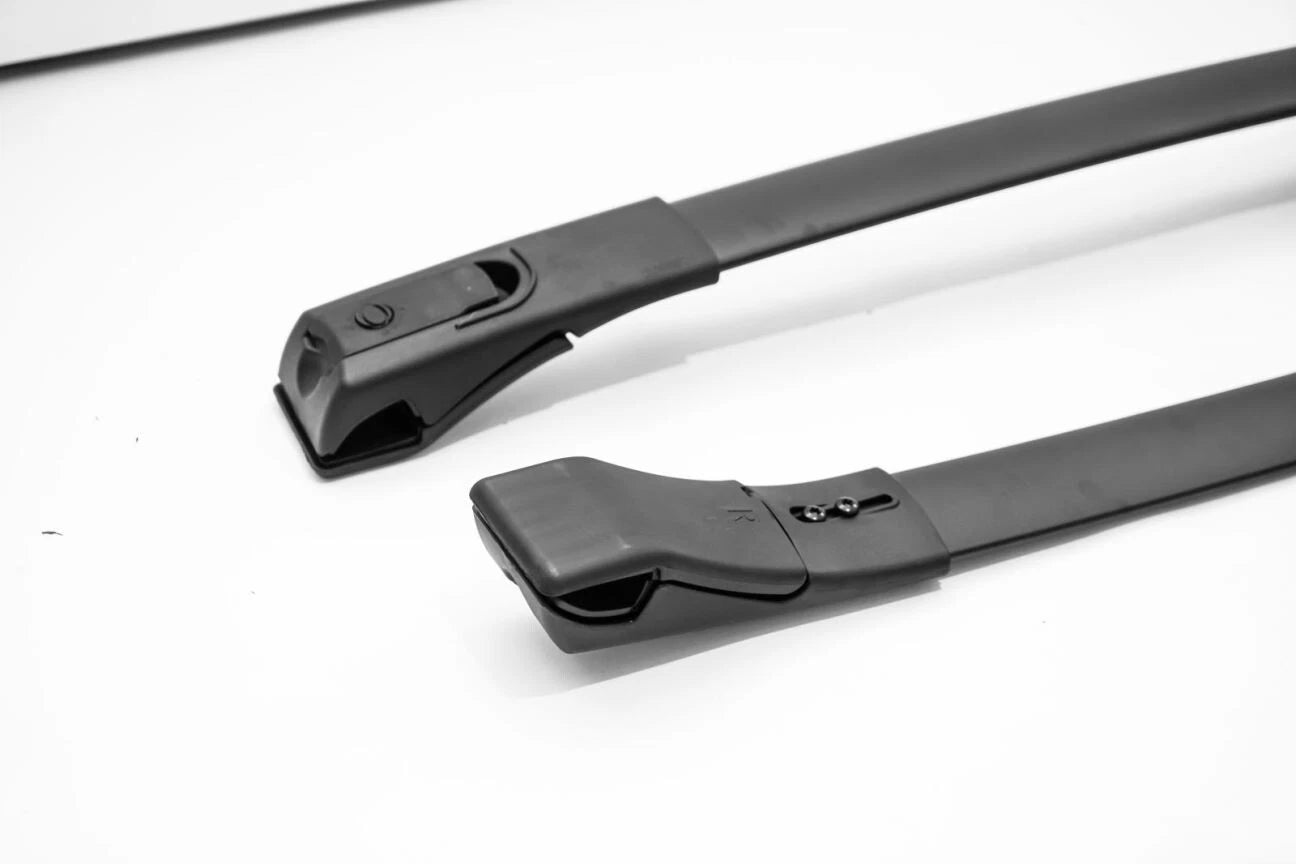 FOR TOYOTA RAV4 MK4 CROSS BARS ROOF RAILS RACK ALUMINIUM BLACK 2012-2023