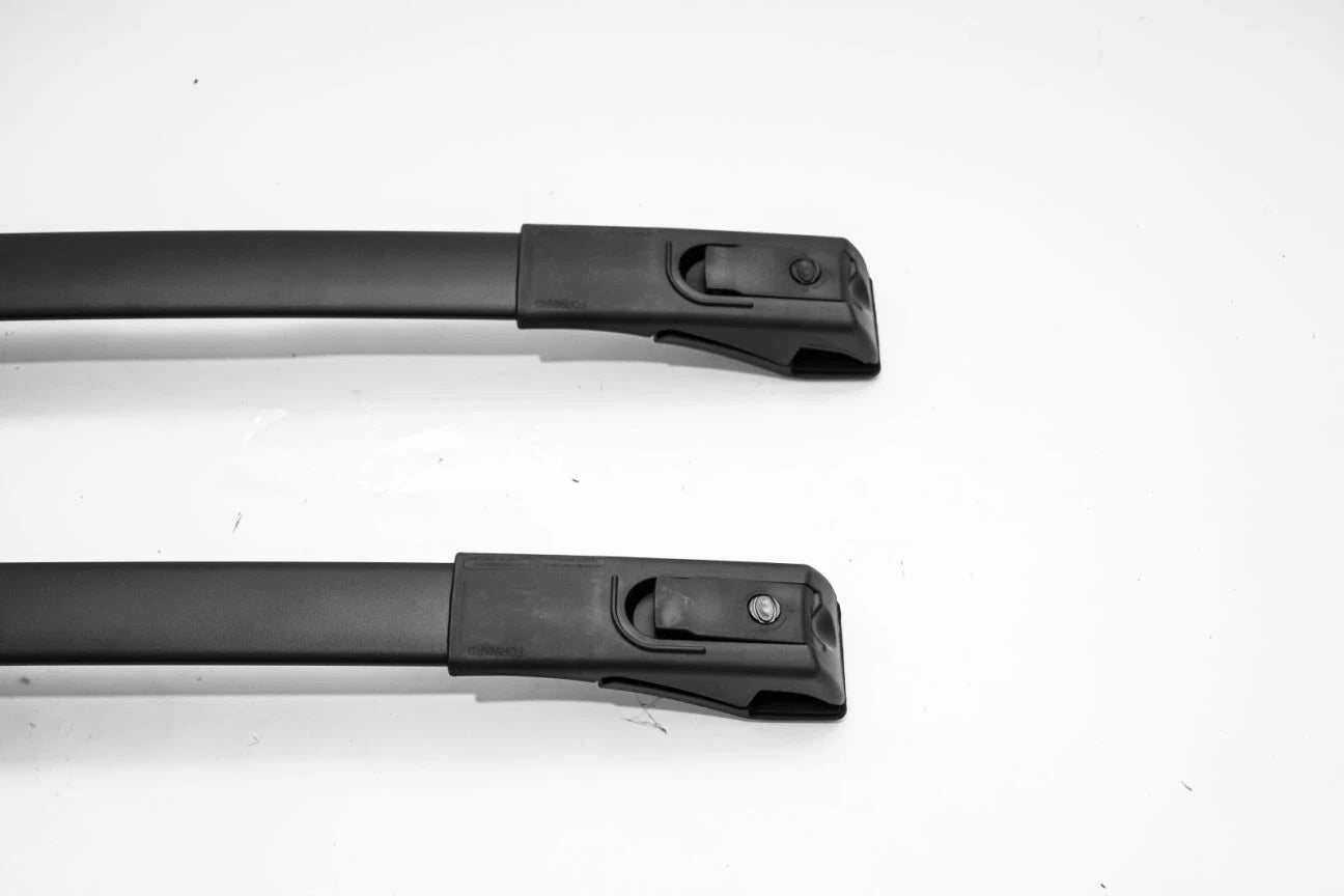 FOR TOYOTA RAV4 MK4 CROSS BARS ROOF RAILS RACK ALUMINIUM BLACK 2012-2023