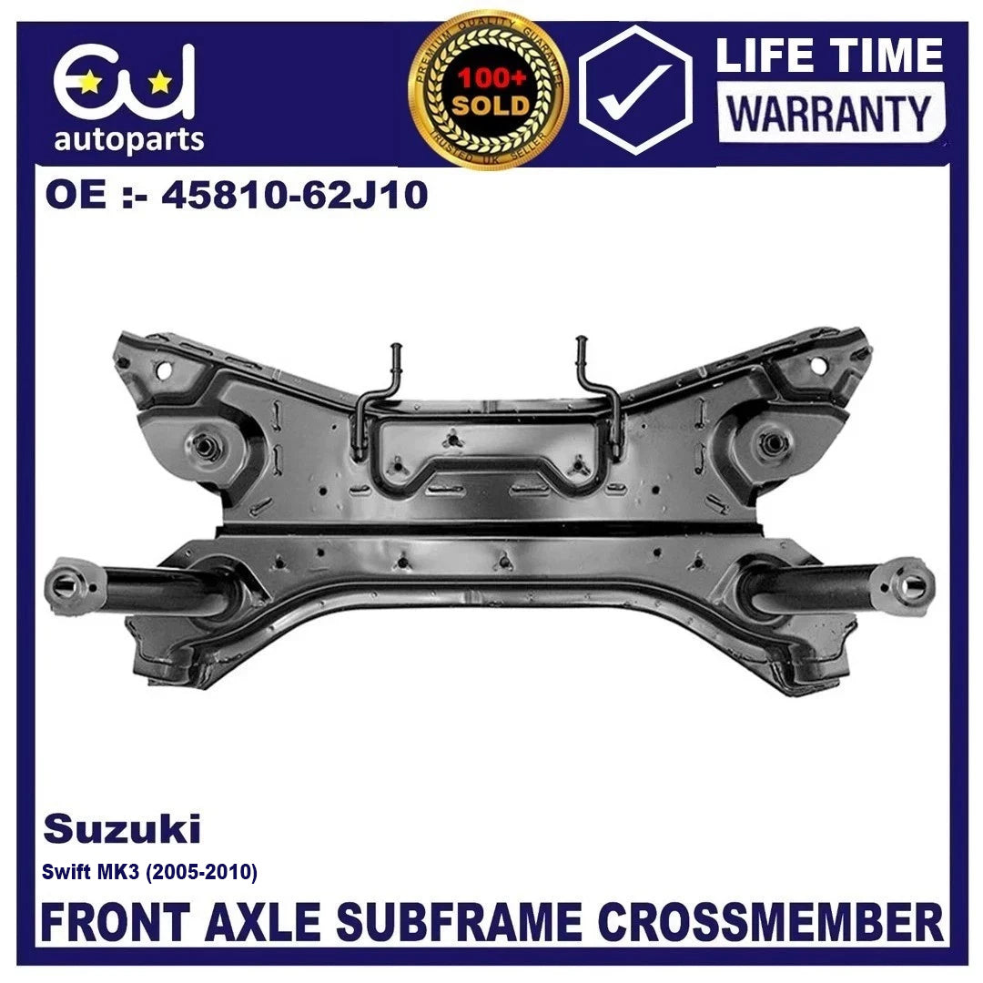FRONT AXLE SUBFRAME CROSSMEMBER FOR SUZUKI SWIFT MK3 05-10 PETROL 2WD 4581062J10