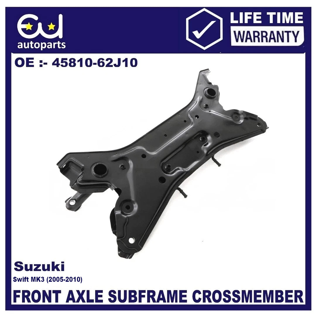 FRONT AXLE SUBFRAME CROSSMEMBER FOR SUZUKI SWIFT MK3 05-10 PETROL 2WD 4581062J10