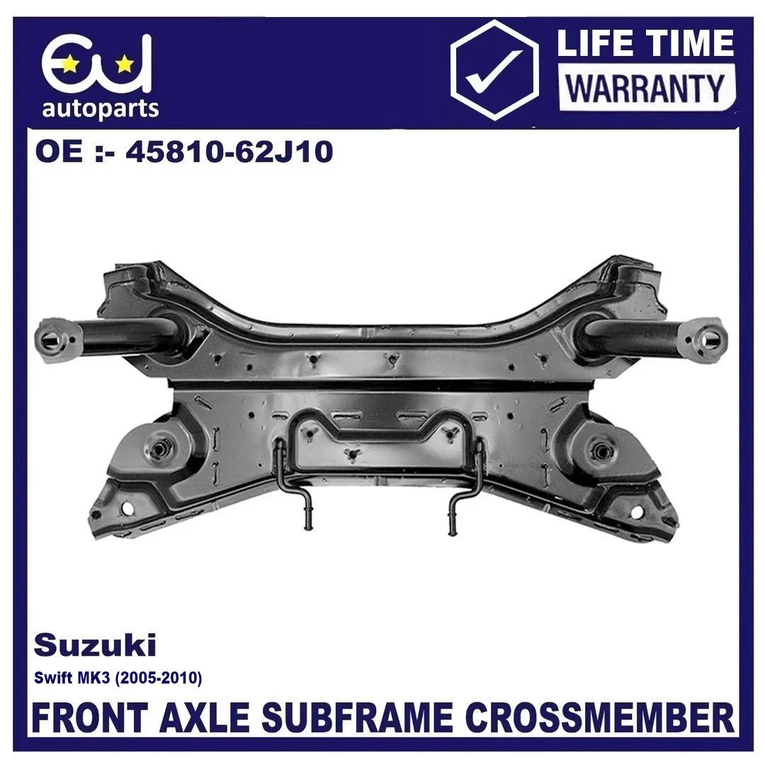 FRONT AXLE SUBFRAME CROSSMEMBER FOR SUZUKI SWIFT MK3 05-10 PETROL 2WD 4581062J10