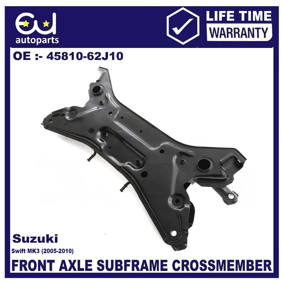 FRONT AXLE SUBFRAME CROSSMEMBER FOR SUZUKI SWIFT MK3 05-10 PETROL 2WD 4581062J10