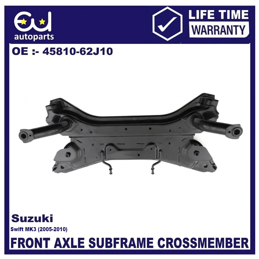 FRONT AXLE SUBFRAME CROSSMEMBER FOR SUZUKI SWIFT MK3 05-10 PETROL 2WD 4581062J10