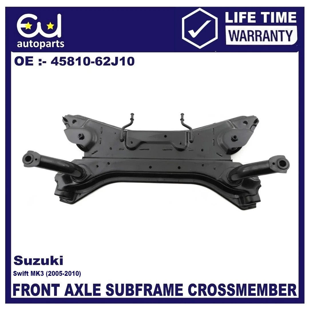FRONT AXLE SUBFRAME CROSSMEMBER FOR SUZUKI SWIFT MK3 05-10 PETROL 2WD 4581062J10