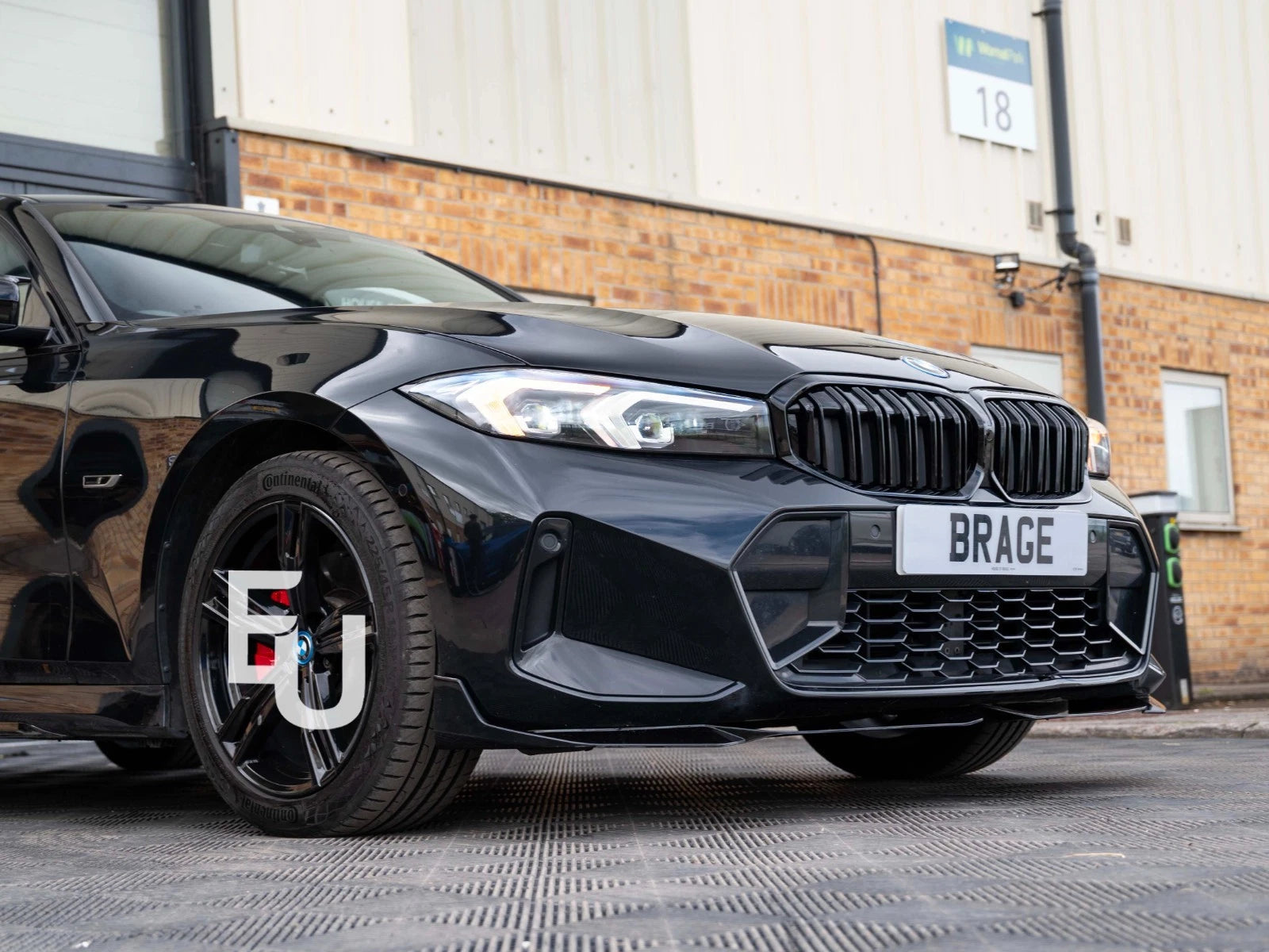 FOR BMW 3 SERIES G20 LCI 2022+ BODYKIT FRONT SPLITTER QUAD REAR DIFFUSER W/LED