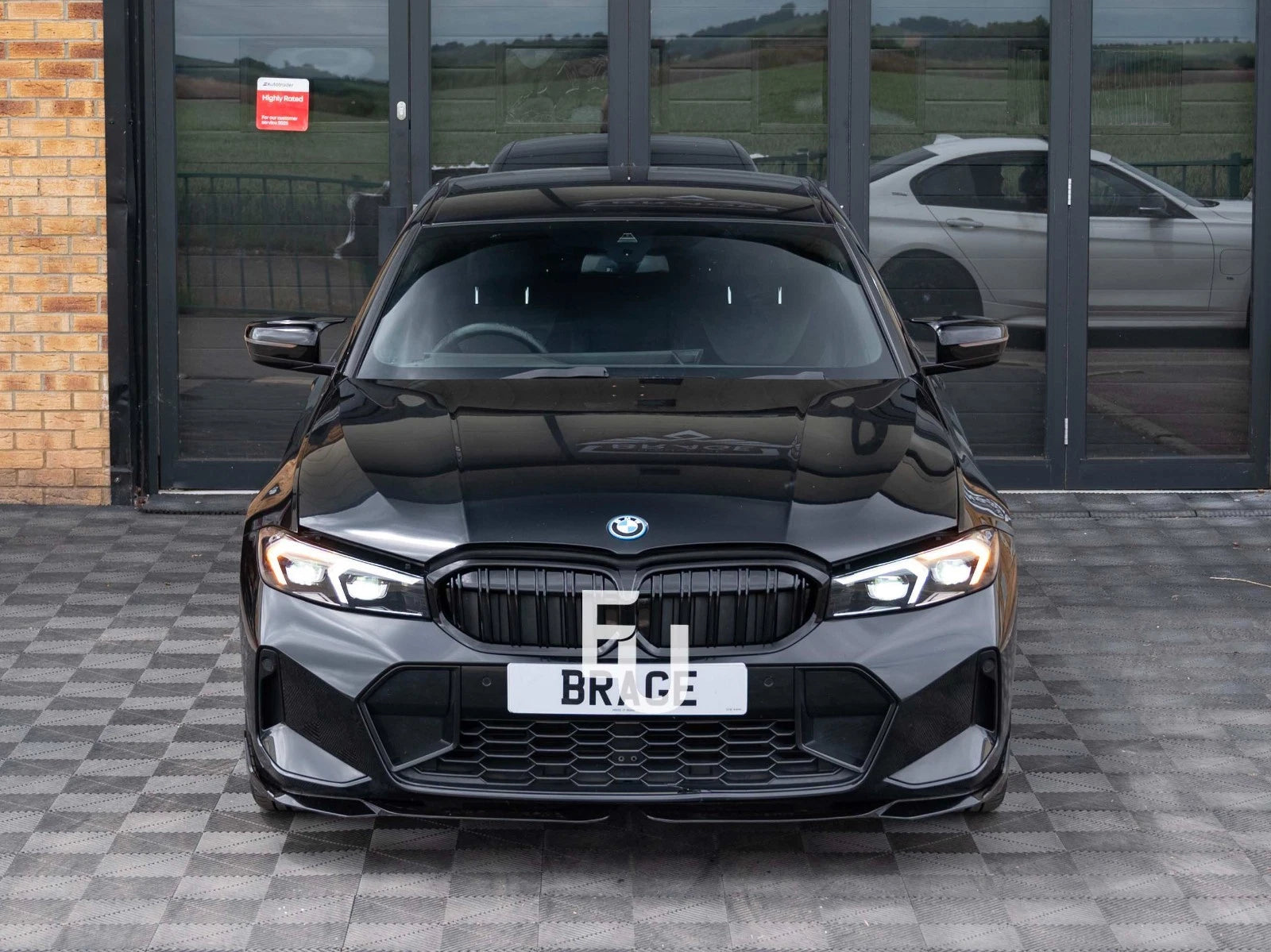 FOR BMW 3 SERIES G20 LCI 2022+ BODYKIT FRONT SPLITTER QUAD REAR DIFFUSER W/LED
