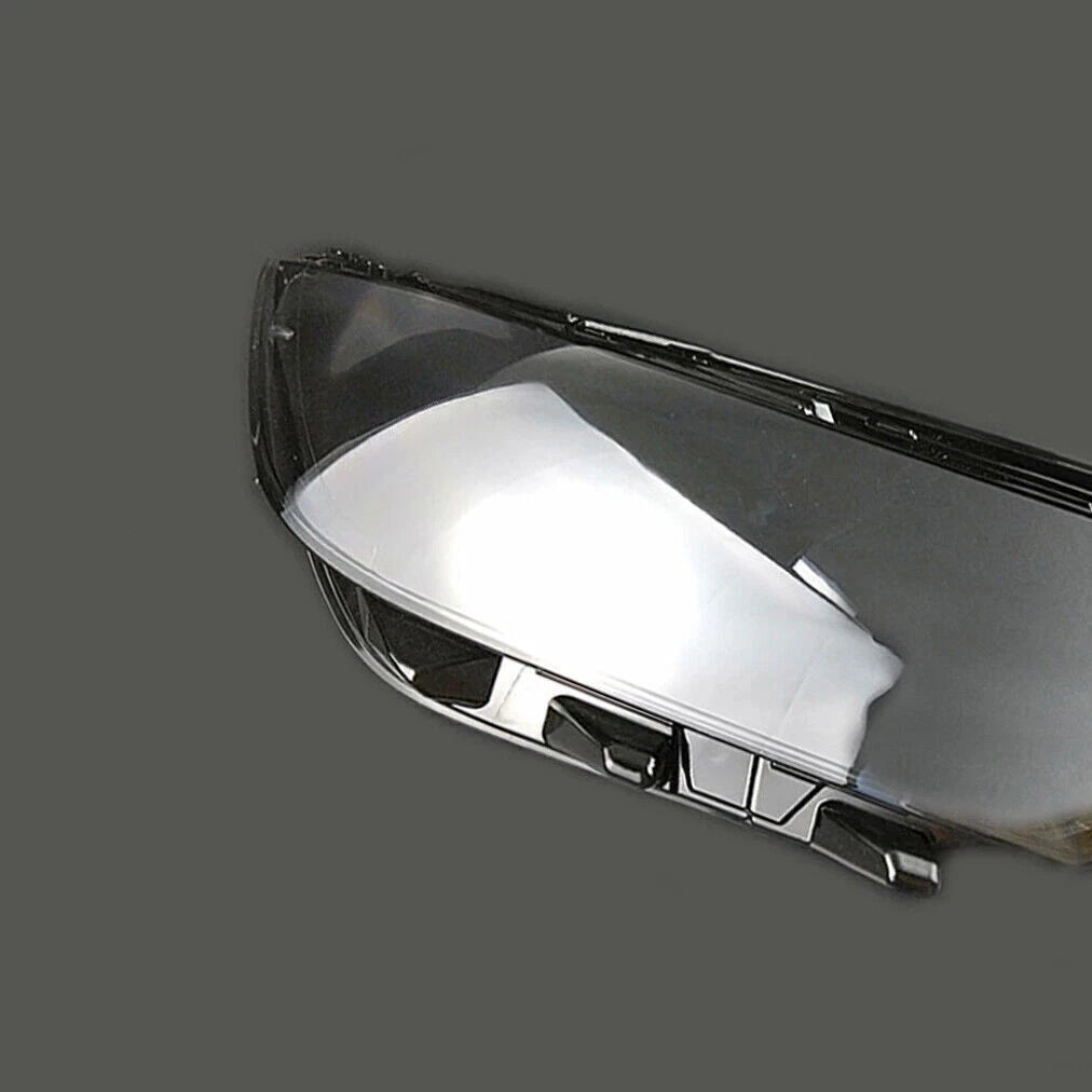 FOR VW PASSAT B8 16-18 L+R PAIR FRONT CLEAR HEADLIGHT COVER LENS SHELL LAMPSHADE